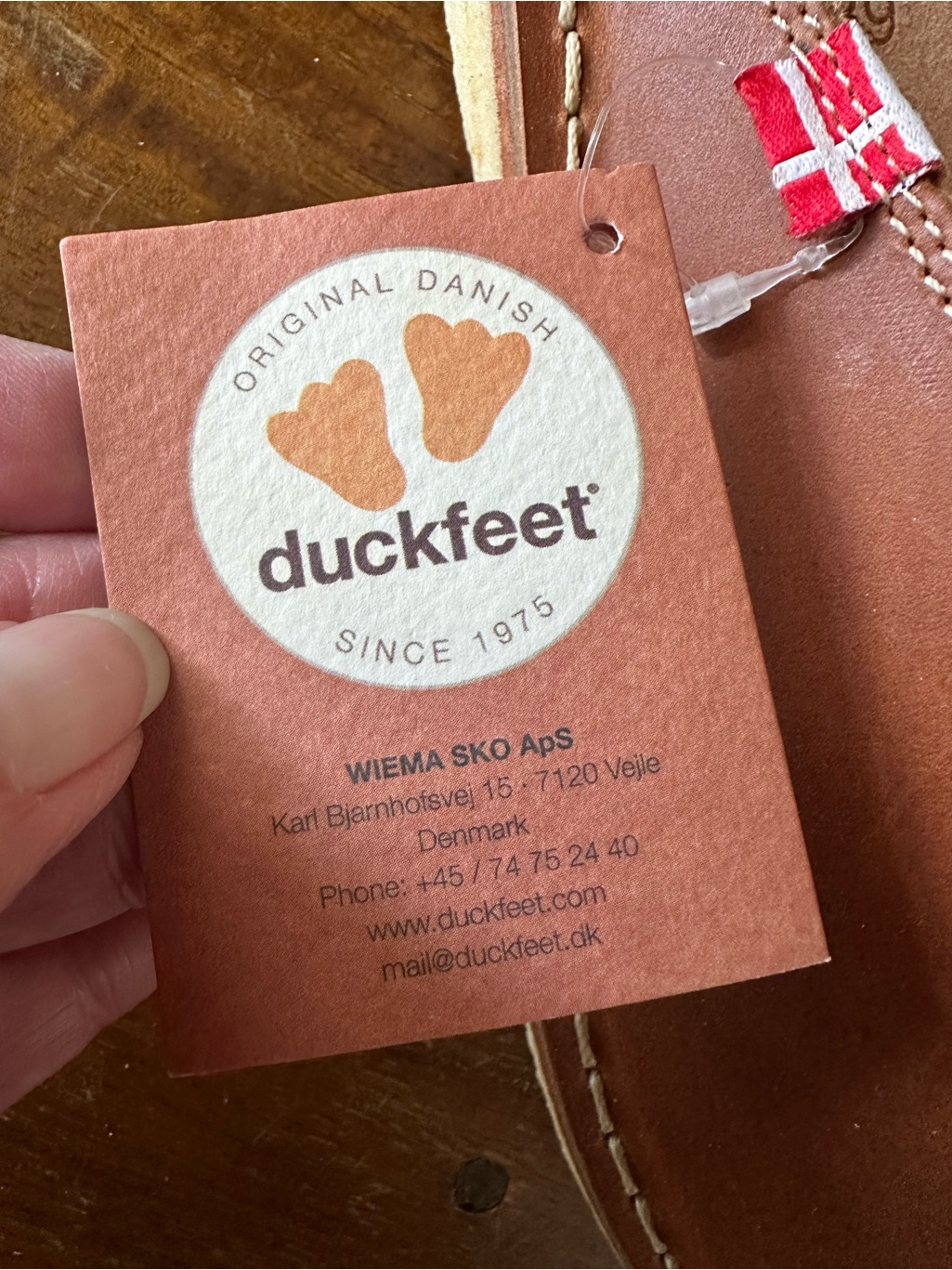 Duckfeet Blavand Brown Slip-On Leather Clogs Size 39 New — image 2 of 5